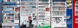 La cultura de las máquinas vending en Japón
